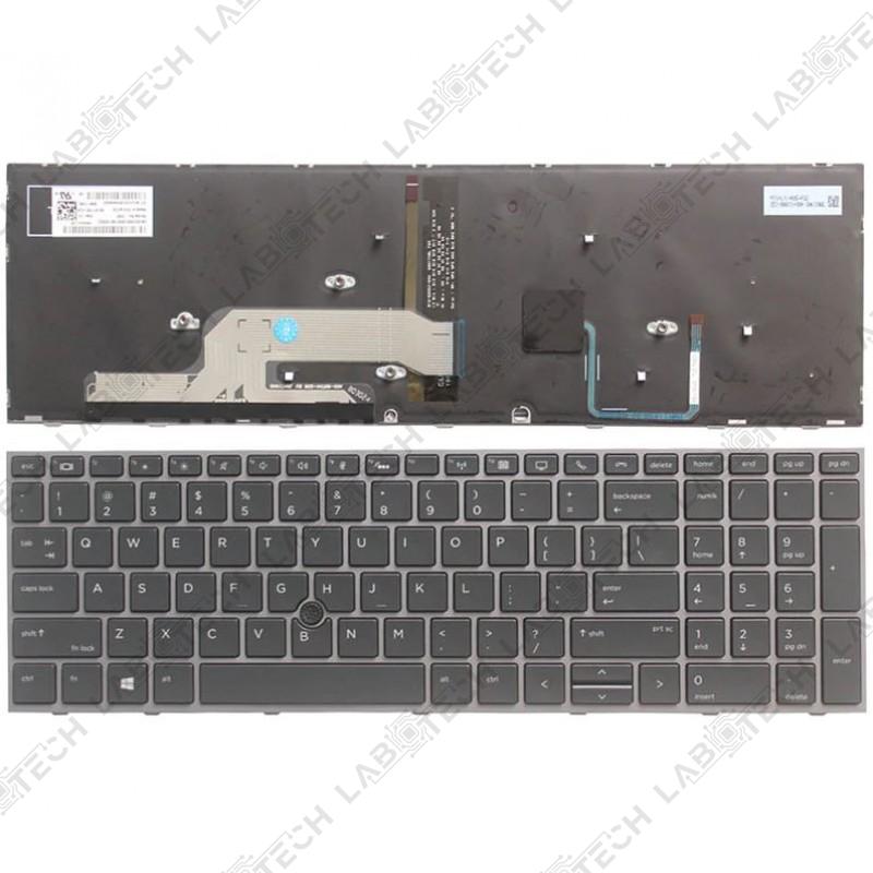Tastatura za HP ProBook 650 G4 650 G5 mali enter sa ramom i pozadinskim osveteljenjem