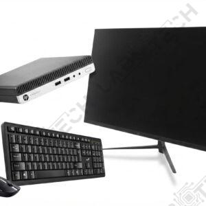 MINI PC HP 400 G5 i Monitor Zeus 27" + Tastatura i mis